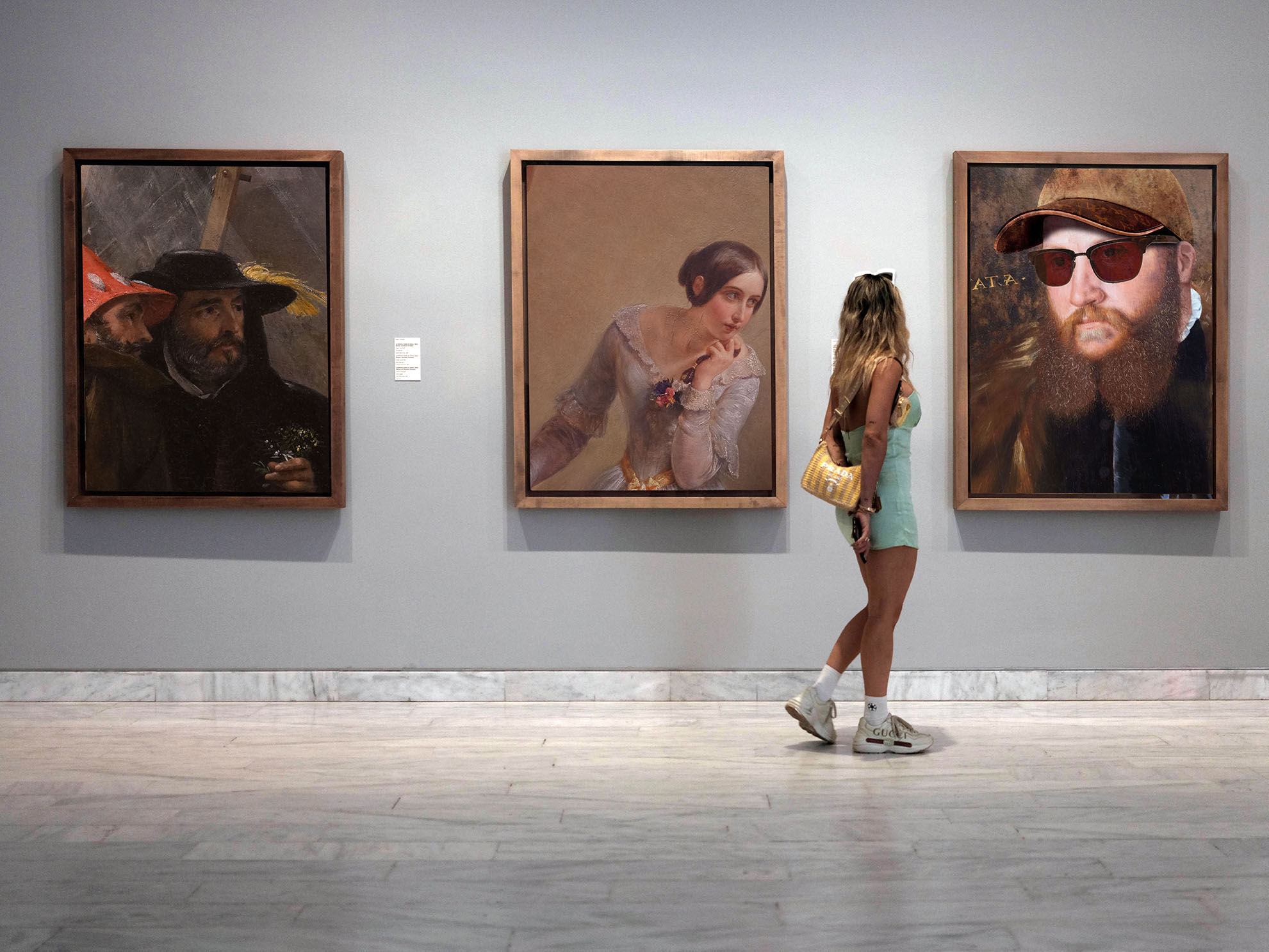 Monsieur Dupont entre au musée