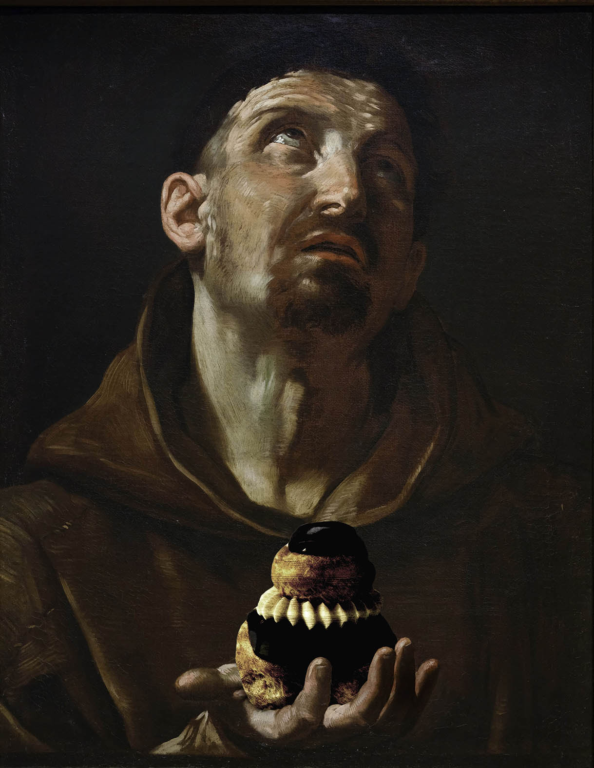 Saint Valentin offrant une religieuse à l’abbé Vitré